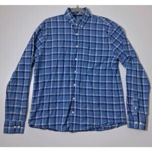 Johnnie-O Shirt Men's Size L Blue Davis Long Sleeve Button Down